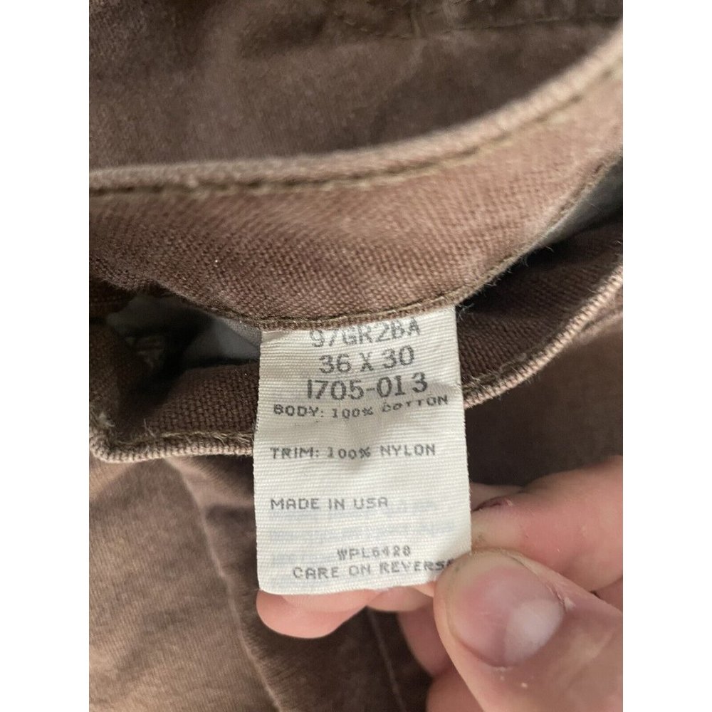Wrangler Briar Brush Guard Pants 36x30 Body 100% Cotton, Trim 100% Nylon, USA - Picture 6 of 8